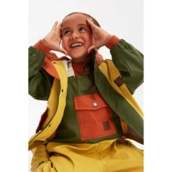 Edinburgh Recycled Rain Pants Yellow/Rust/Moss -Kuling 1024x1024 1166