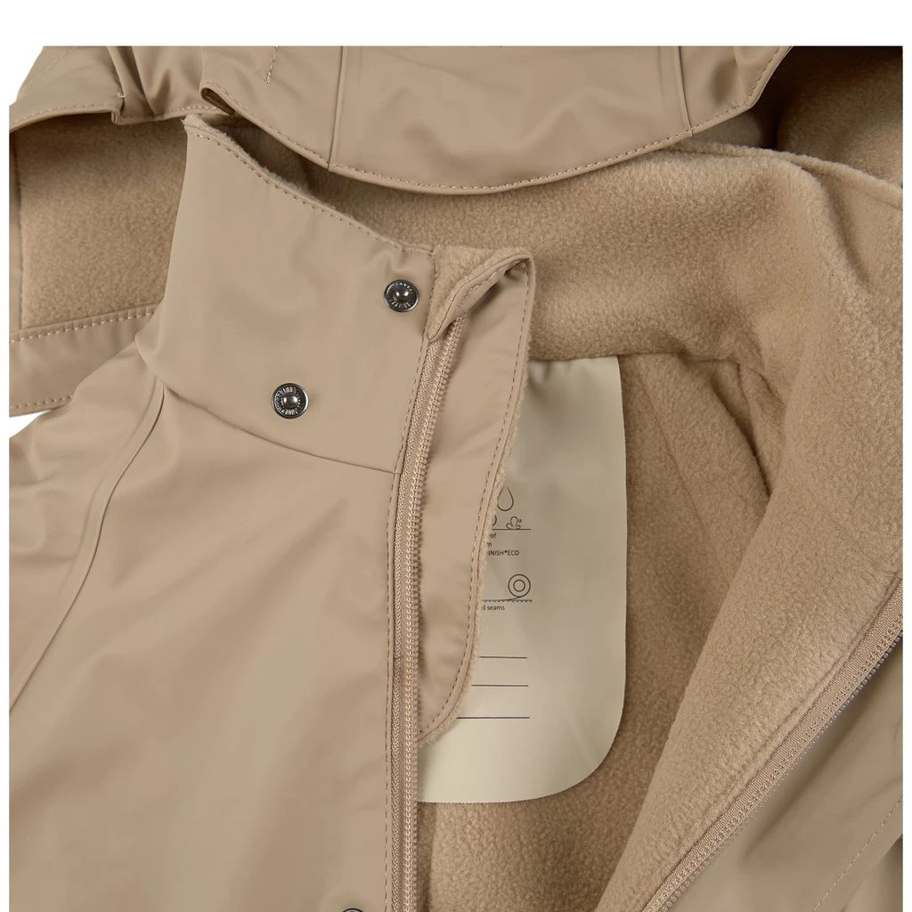 Douglas Lined Recycled Rain Coverall Sand 3 Douglas Lined Recycled Rain Coverall Sand - Image 3