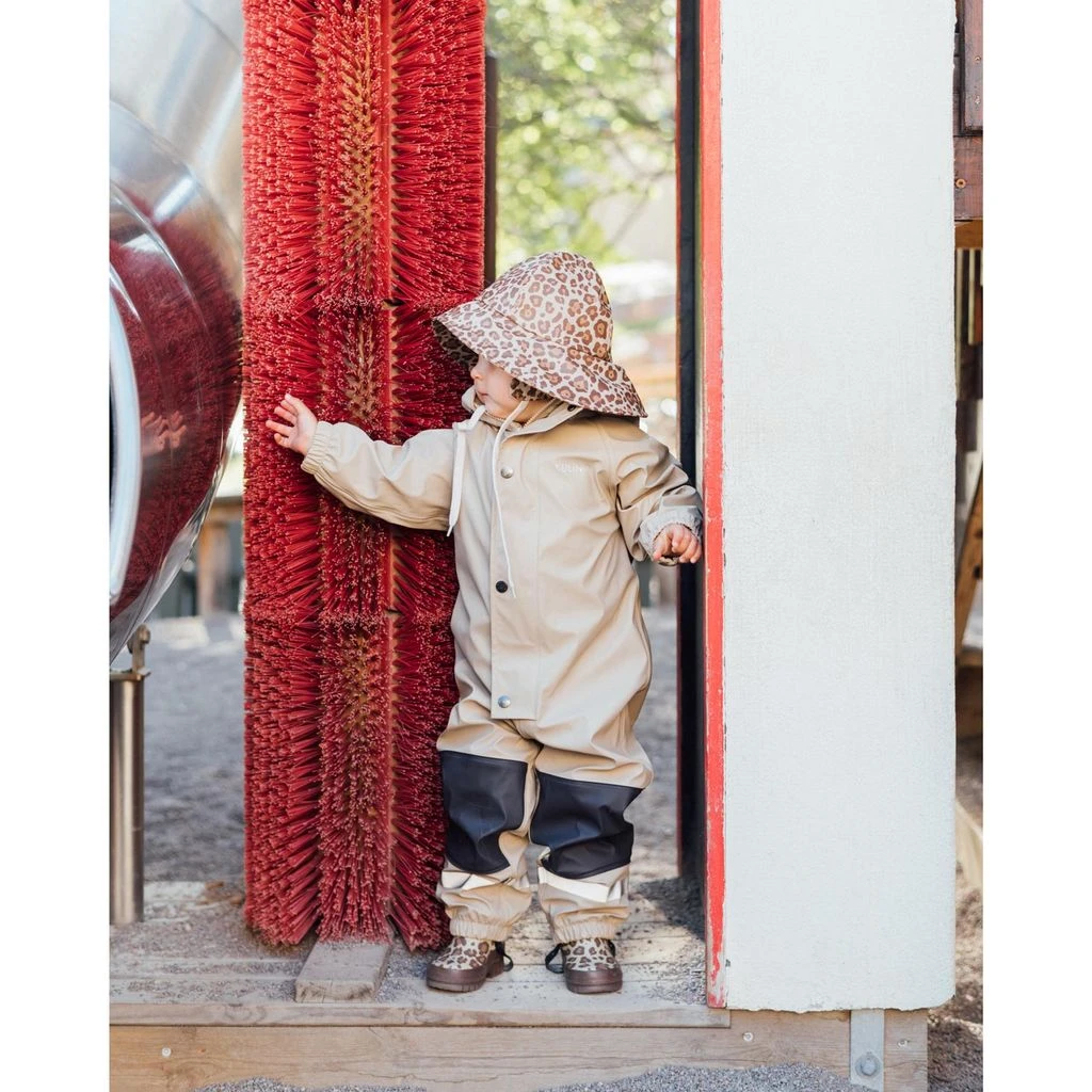 Douglas Lined Recycled Rain Coverall Sand 10 Douglas Lined Recycled Rain Coverall Sand - Image 10