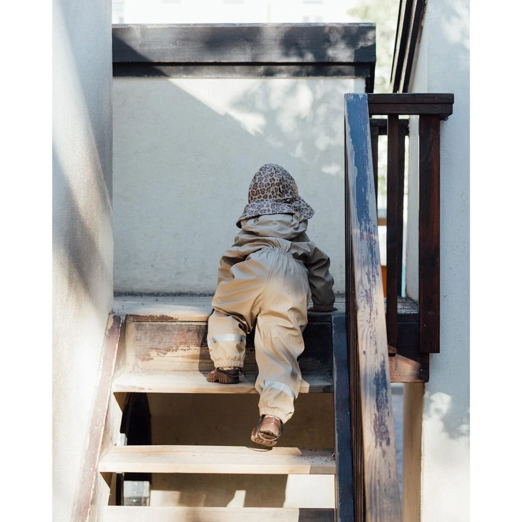 Douglas Lined Recycled Rain Coverall Sand 11 Douglas Lined Recycled Rain Coverall Sand - Image 11