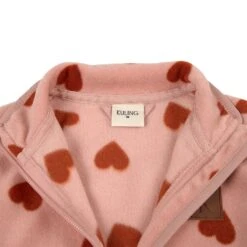 Northpole Recycled Heart Printed Fleece Jacket Woody Rose -Kuling 1024x1024 154