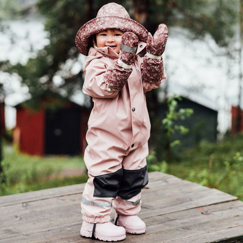 Douglas Lined Recycled Rain Coverall Woody Rose 9 Douglas Lined Recycled Rain Coverall Woody Rose - Image 9