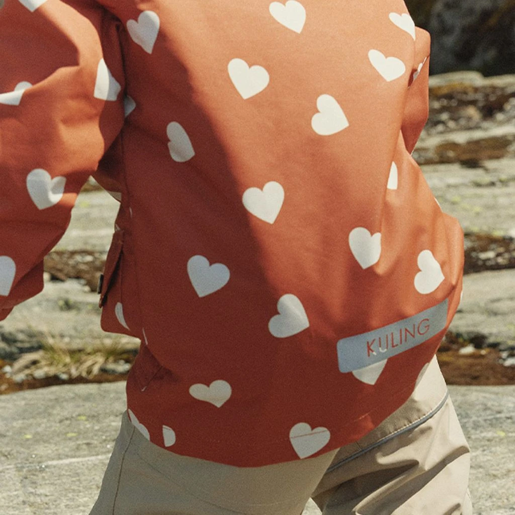 Stockholm Heart Printed Shell Jacket Ginger 7 Stockholm Heart Printed Shell Jacket Ginger - Image 7