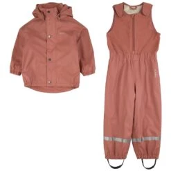 Ottawa Recycled Lined Rain Set Burnt Pink