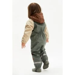 Edinburgh Recycled Lined Rain Coverall Green/Sand/Brown -Kuling 1024x1024 2054