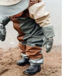 Edinburgh Recycled Lined Rain Coverall Green/Sand/Brown -Kuling 1024x1024 2058