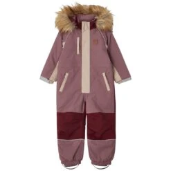 Abisko Color-blocked Snowsuit Lilac/Violet Grape