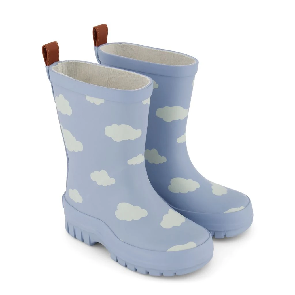 Caracas Rain Boots Mist Blue Clouds 2 Caracas Rain Boots Mist Blue Clouds - Image 2