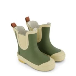 Wells Color-blocked Rain Boots Moss Green/Sand -Kuling 1024x1024 2338