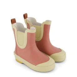 Wells Color-blocked Rain Boots Burnt Pink/Sand -Kuling 1024x1024 2607