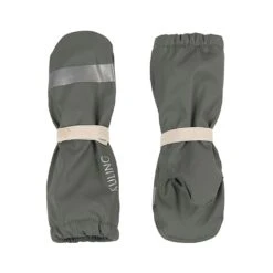 Vilnius Recycled Rain Mittens Green