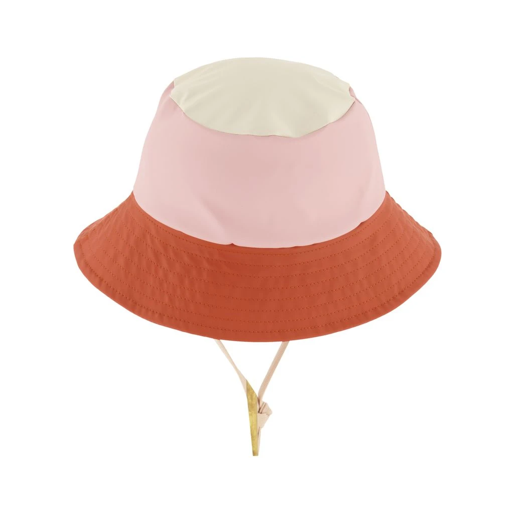 Liverpool Color-blocked Recycled Rain Hat Woody Rose/Rust 2 Liverpool Color-blocked Recycled Rain Hat Woody Rose/Rust - Image 2