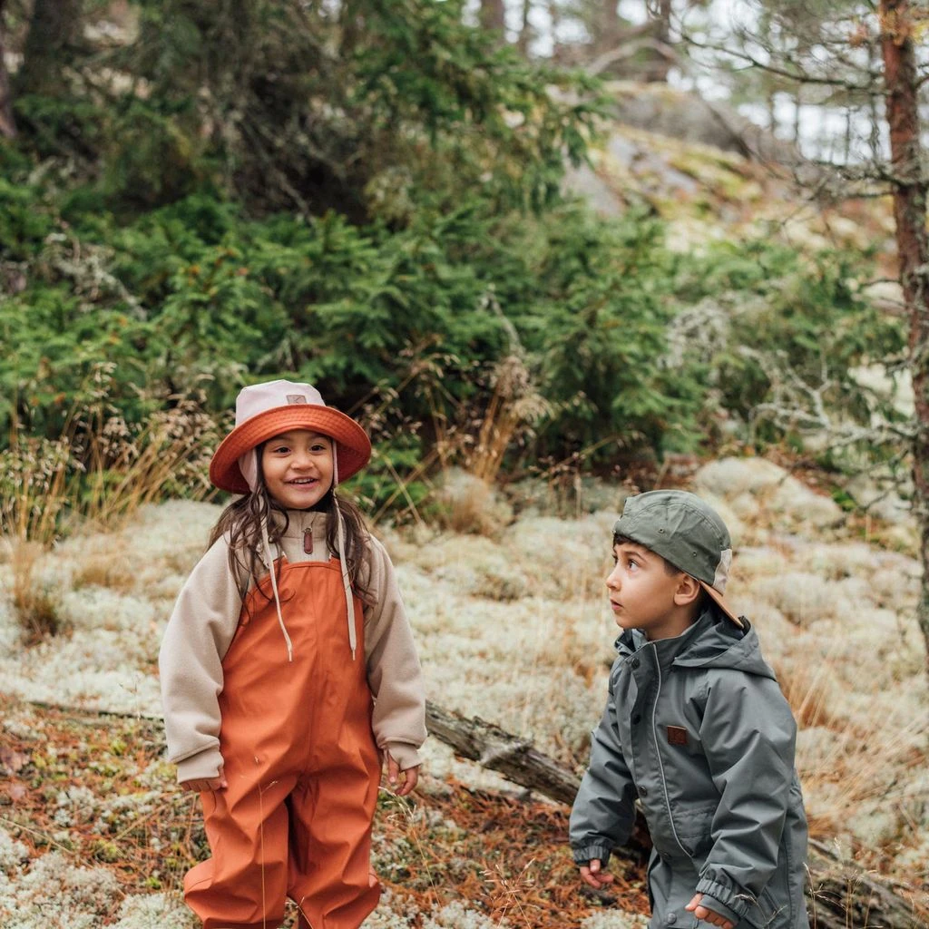 Liverpool Color-blocked Recycled Rain Hat Woody Rose/Rust 5 Liverpool Color-blocked Recycled Rain Hat Woody Rose/Rust - Image 5