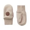 Livigno Recycled Wind Fleece Mittens Sand