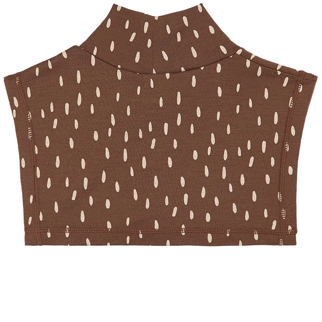 Dotted Neck Warmer Brown 2 Dotted Neck Warmer Brown - Image 2