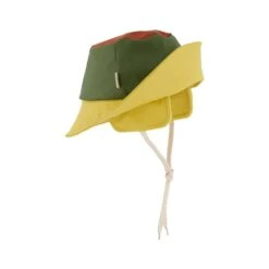 Liverpool Recycled Rain Hat Yellow/Rust/Moss -Kuling 1024x1024 3262
