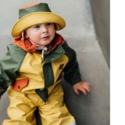 Liverpool Recycled Rain Hat Yellow/Rust/Moss -Kuling 1024x1024 3263