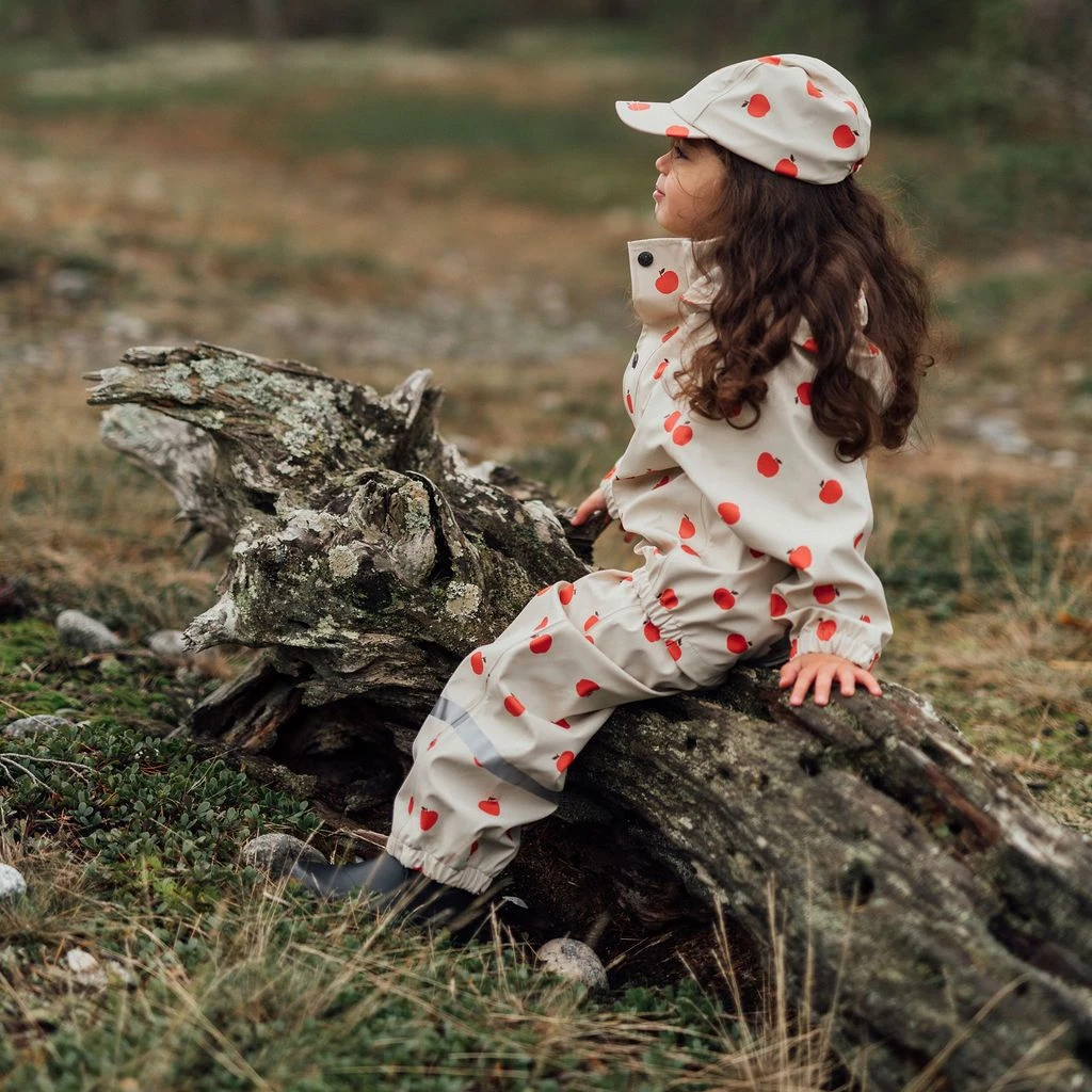 Riga Recycled Rain Cap Red Apple 3 Riga Recycled Rain Cap Red Apple - Image 3