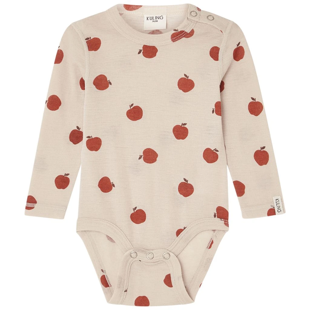 Brisbane Printed Wool Baby Body Foggy White Apple 1 Brisbane Printed Wool Baby Body Foggy White Apple