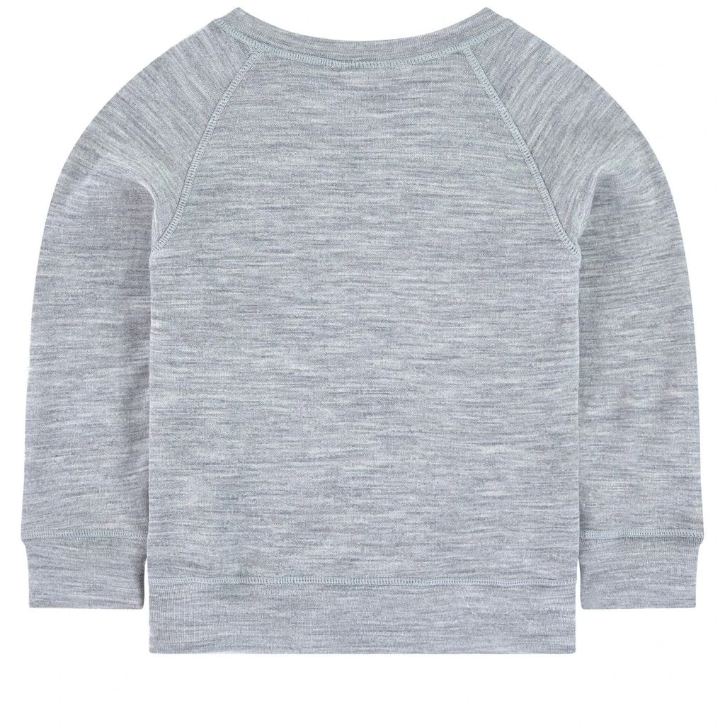 Merino Sweatshirt Gray Melange 2 Merino Sweatshirt Gray Melange - Image 2