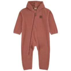 Northpole Fleece Onesie Burnt Pink