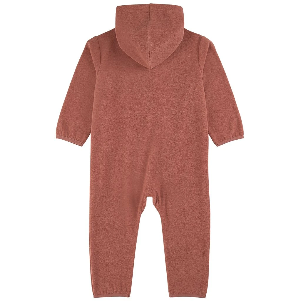 Northpole Fleece Onesie Burnt Pink 2 Northpole Fleece Onesie Burnt Pink - Image 2