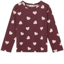 GOTS Athens Long Sleeved T-Shirt Violet Hearts