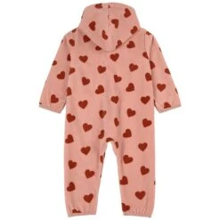 Northpole Recycled Heart Printed Fleece Coverall Woody Rose -Kuling 1024x1024 538