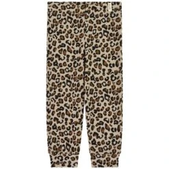 Kuling 23 Wool Leopard Pants Beige