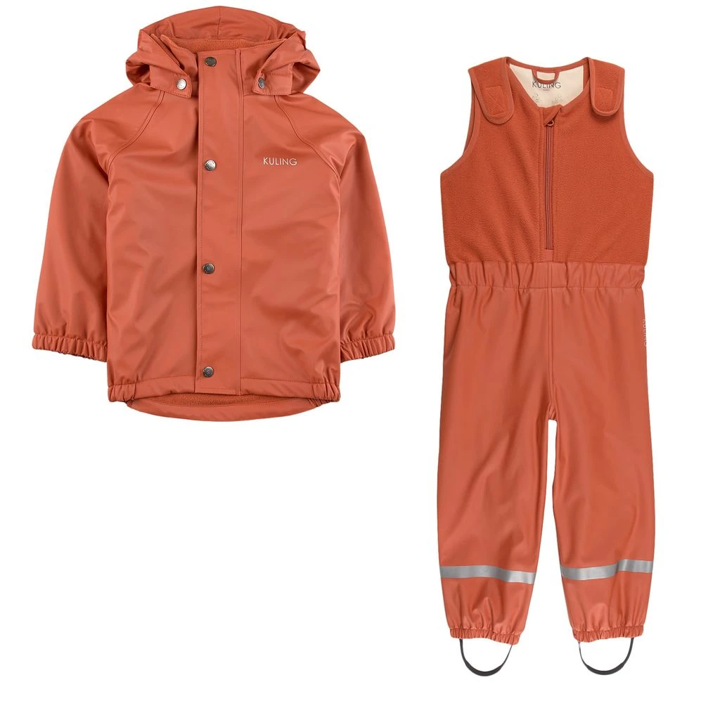 Ottawa Lined Recycled Rain Set Rust 1 Ottawa Lined Recycled Rain Set Rust