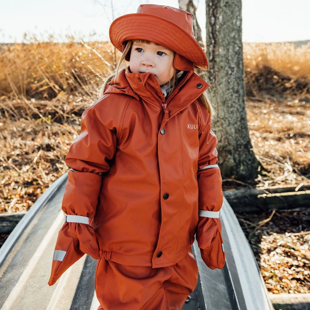 Ottawa Lined Recycled Rain Set Rust 2 Ottawa Lined Recycled Rain Set Rust - Image 2