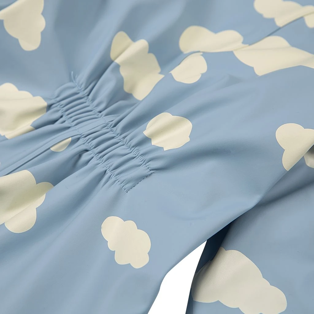 Douglas Lined Recycled Rain Coverall Mist Blue Clouds 8 Douglas Lined Recycled Rain Coverall Mist Blue Clouds - Image 8