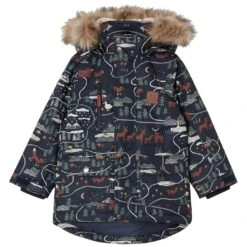 Val Thorens Parka Navy Landscape