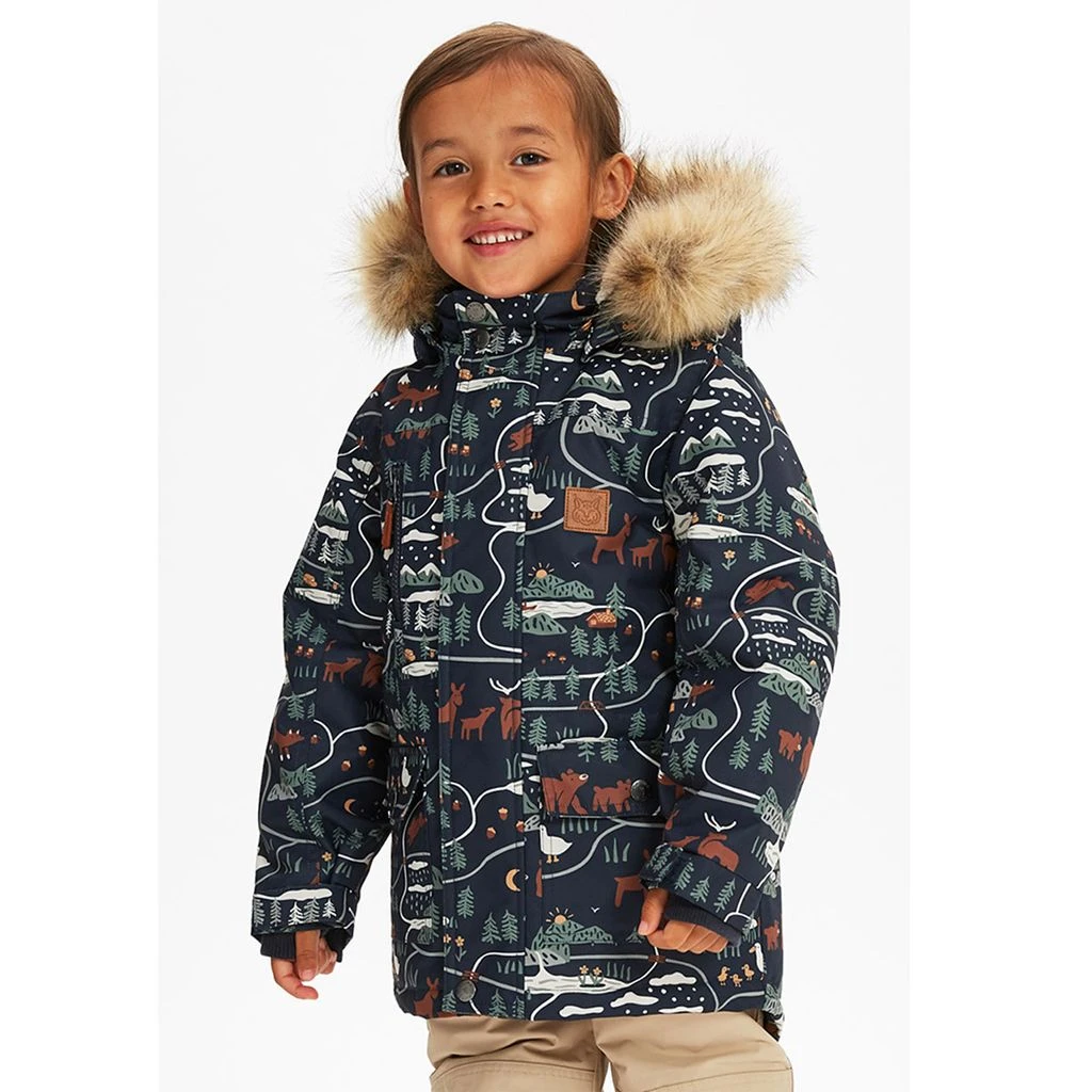 Val Thorens Parka Navy Landscape 2 Val Thorens Parka Navy Landscape - Image 2