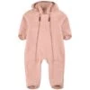 Livigno Wind Fleece Coverall Woody Rose