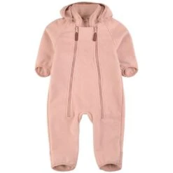 Livigno Wind Fleece Coverall Woody Rose