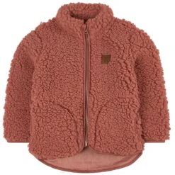 Dayton Teddy Fleece Jacket Burnt Pink